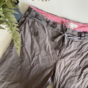 Banana Republic Dress Pants- brown strips - 12